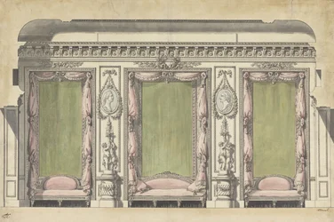 Wall Elevation for an Antechamber or Salon